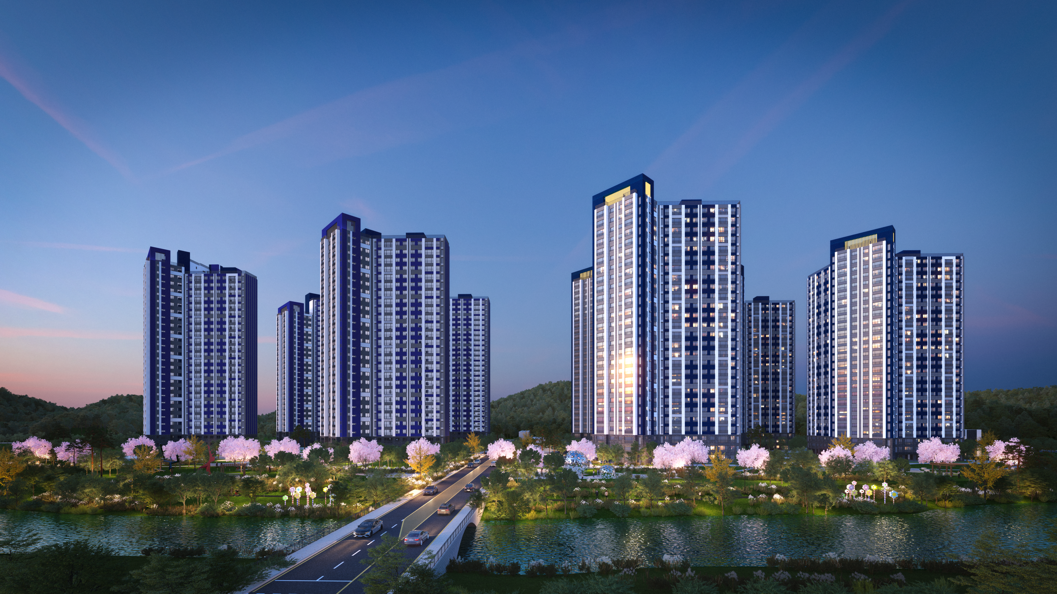 천안 벽산블루밍 파크포레 석경 투시도